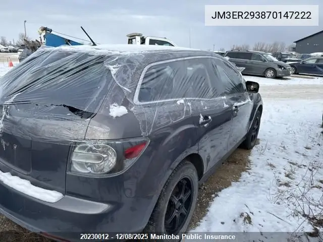 JM3ER293870147222 2007 Mazda Cx -7 Gs