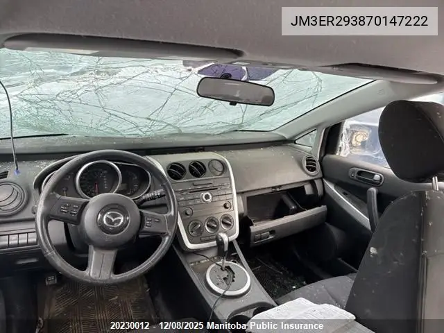 JM3ER293870147222 2007 Mazda Cx -7 Gs