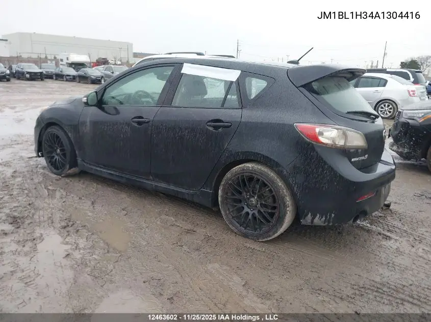 JM1BL1H34A1304416 2010 Mazda Speed 3