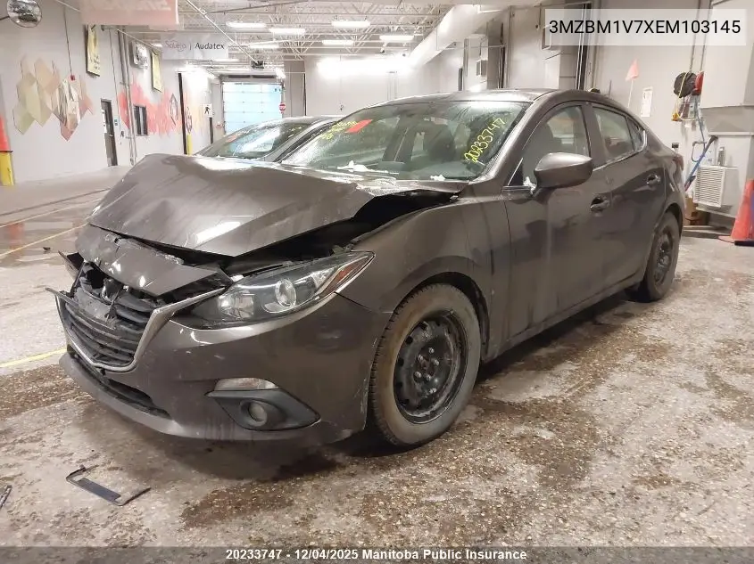 3MZBM1V7XEM103145 2014 Mazda Mazda3 Gs Sky