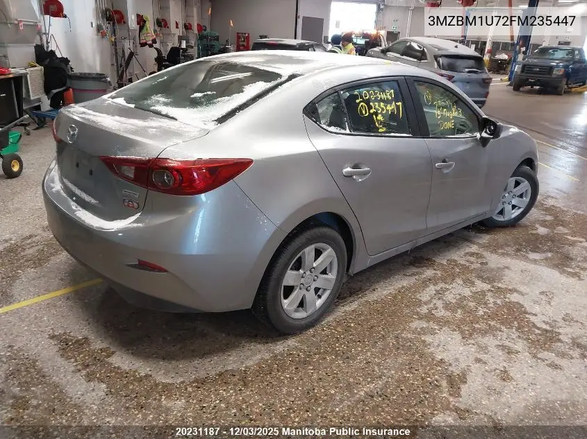 3MZBM1U72FM235447 2015 Mazda Mazda3 Gx Sky