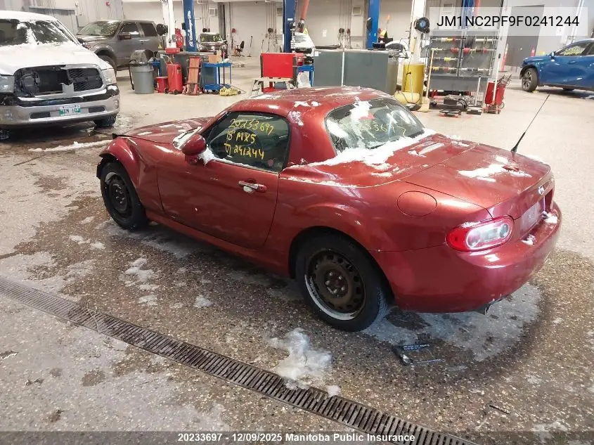JM1NC2PF9F0241244 2015 Mazda Mx5 Miata Gt