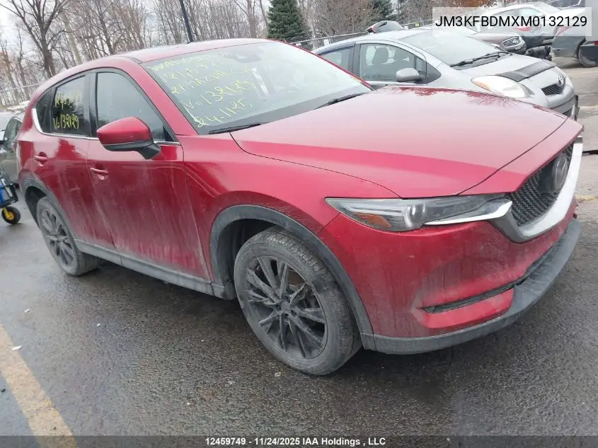 JM3KFBDMXM0132129 2021 Mazda Cx -5 Gt 4Dr Awd