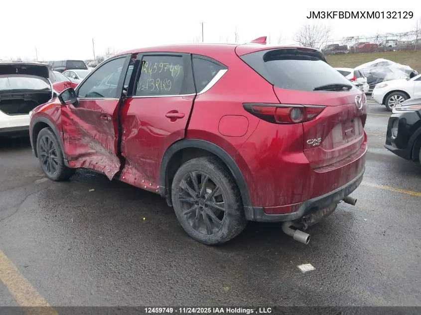 JM3KFBDMXM0132129 2021 Mazda Cx -5 Gt 4Dr Awd