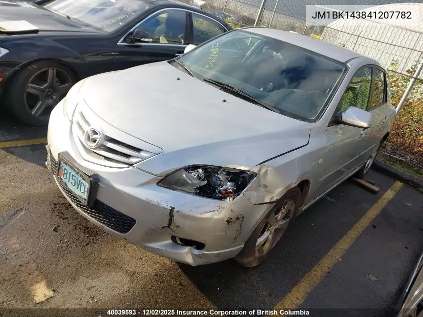 JM1BK143841207782 2004 Mazda 3 Hatchback