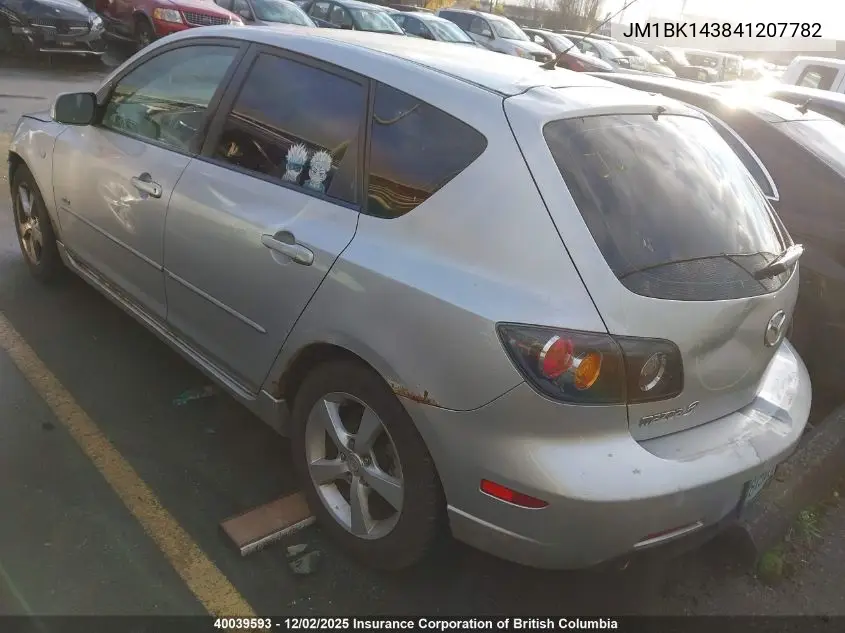 JM1BK143841207782 2004 Mazda 3 Hatchback