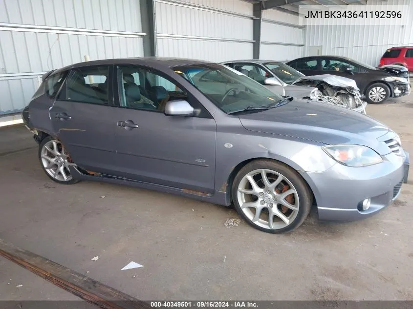 JM1BK343641192596 2004 Mazda Mazda3 S