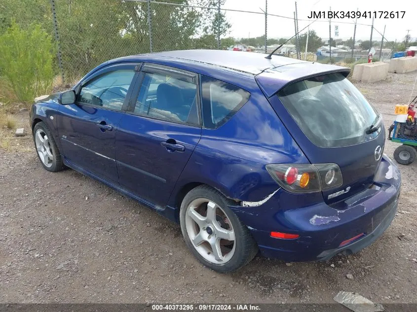 JM1BK343941172617 2004 Mazda Mazda3 S