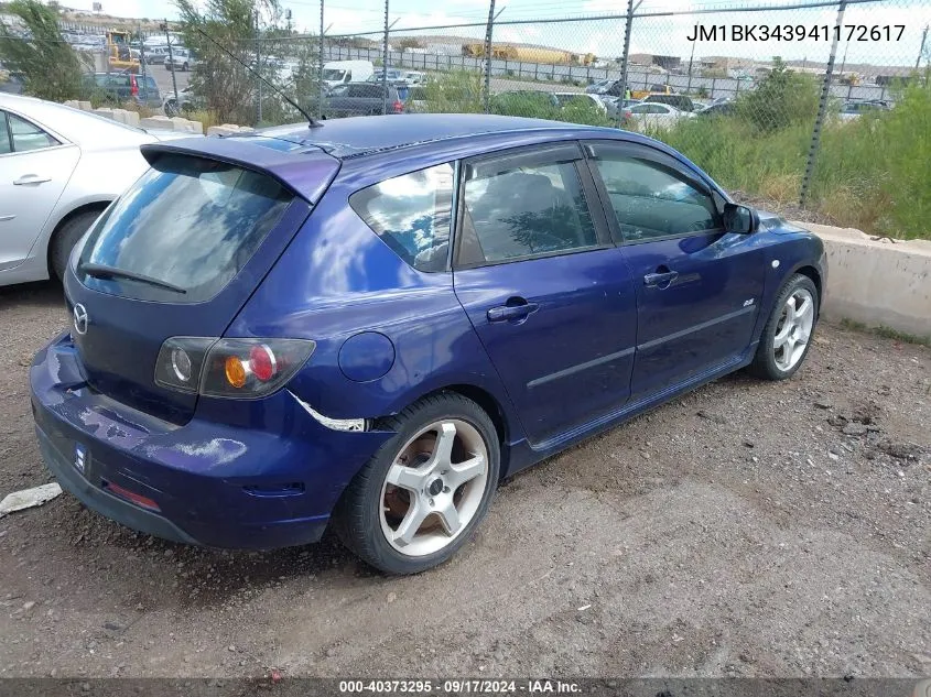 JM1BK343941172617 2004 Mazda Mazda3 S