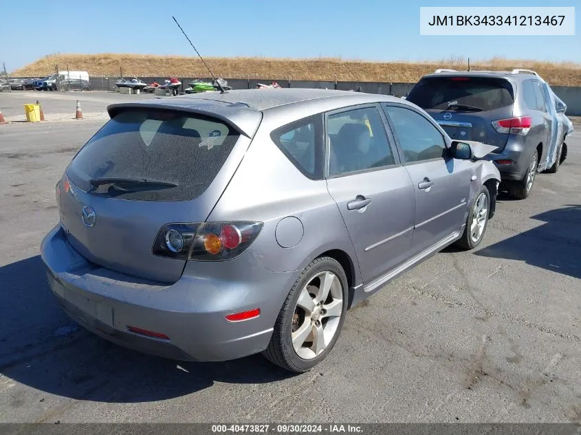 JM1BK343341213467 2004 Mazda Mazda3 S