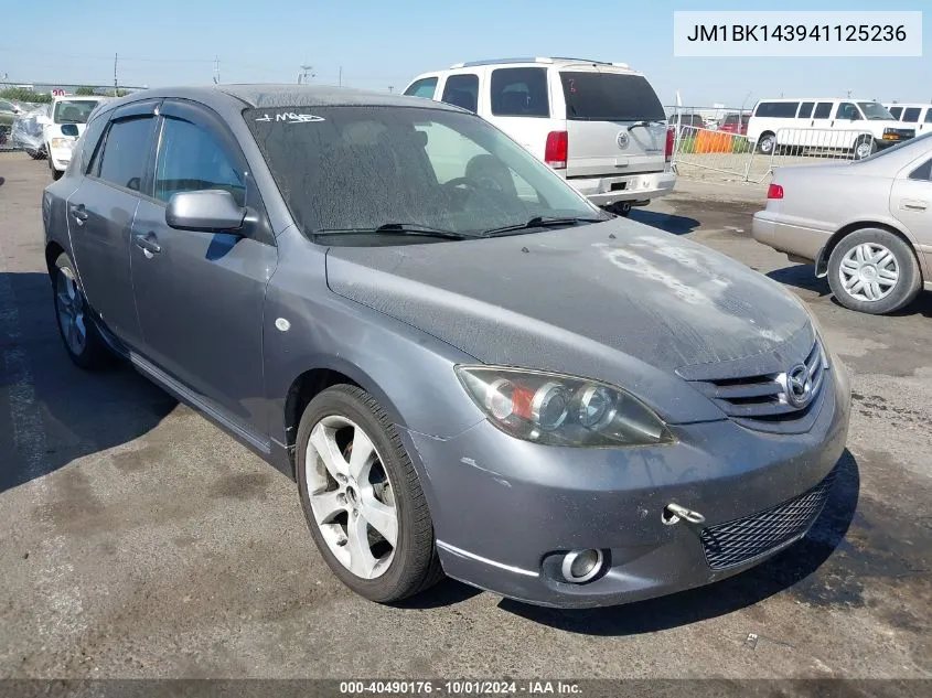 JM1BK143941125236 2004 Mazda Mazda3 S