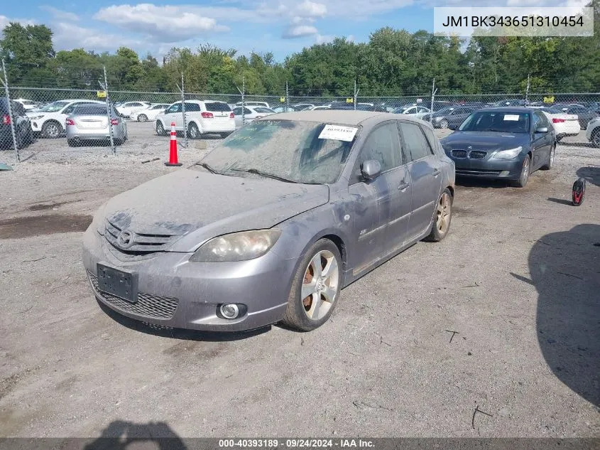 JM1BK343651310454 2005 Mazda Mazda3 S