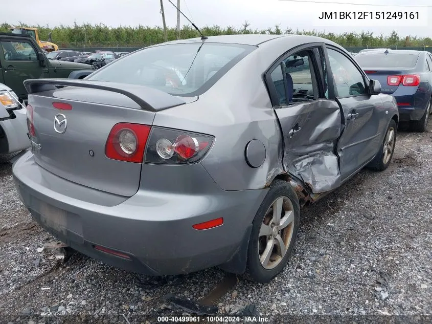 JM1BK12F151249161 2005 Mazda Mazda3 I