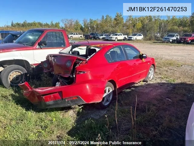 JM1BK12F261470253 2006 Mazda 3 Mazda Gs