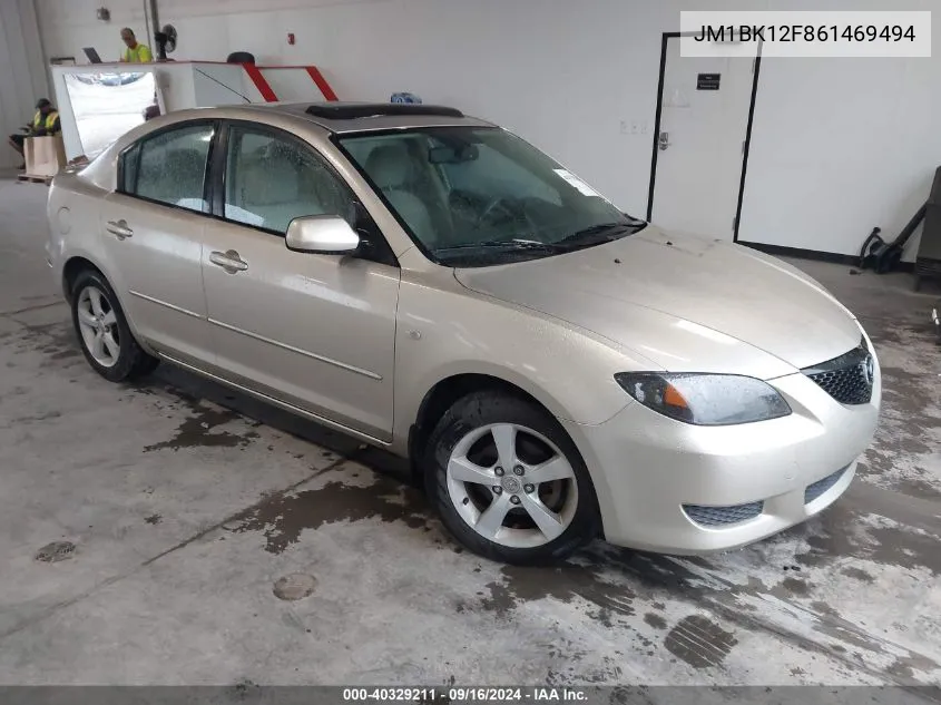 JM1BK12F861469494 2006 Mazda 3 I