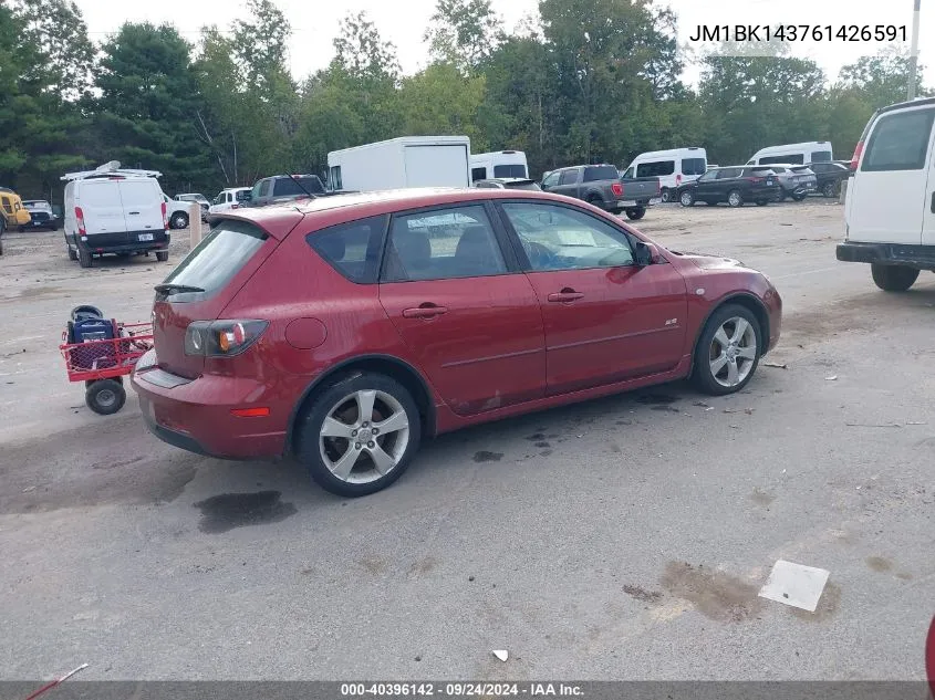 JM1BK143761426591 2006 Mazda Mazda3 S