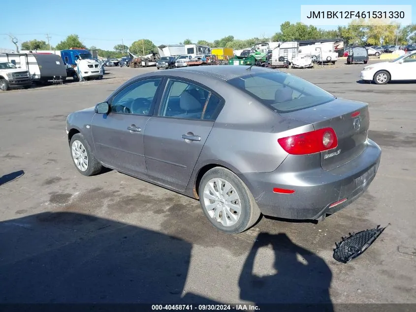 JM1BK12F461531330 2006 Mazda 3 I