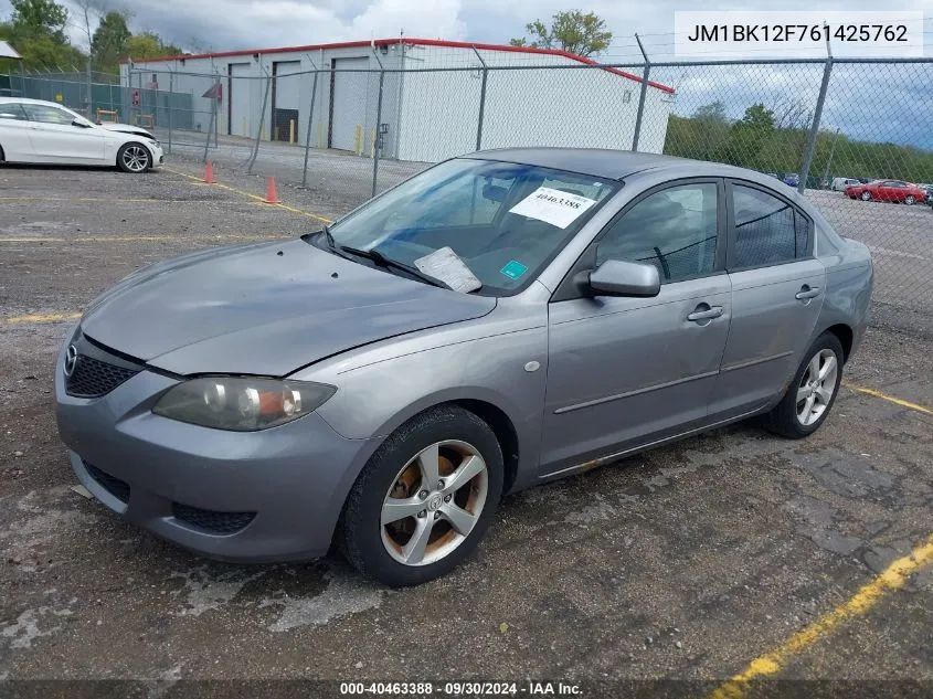 JM1BK12F761425762 2006 Mazda Mazda3 I