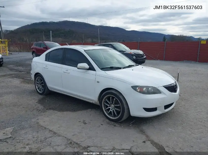 JM1BK32F561537603 2006 Mazda Mazda3 I