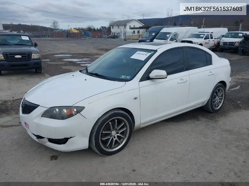 JM1BK32F561537603 2006 Mazda Mazda3 I