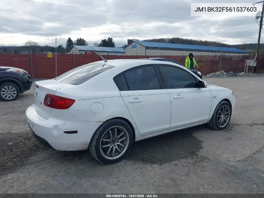 JM1BK32F561537603 2006 Mazda Mazda3 I