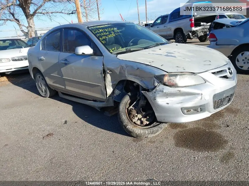 JM1BK323371686888 2007 Mazda 3 S