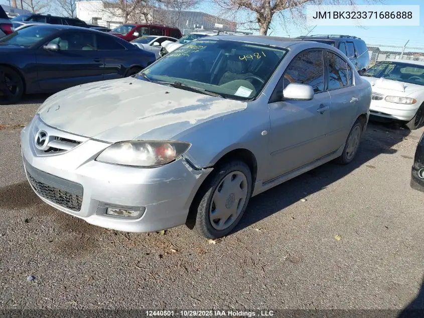 JM1BK323371686888 2007 Mazda 3 S