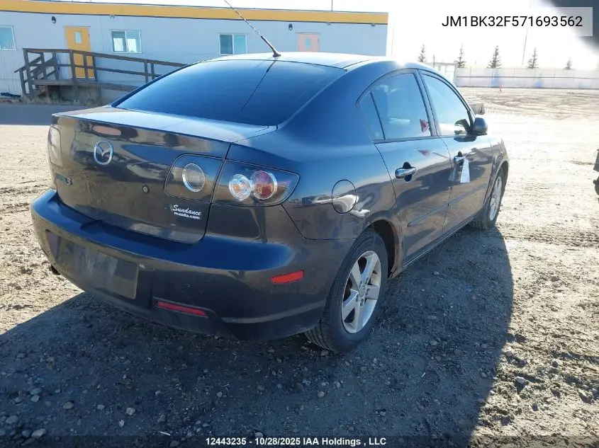 JM1BK32F571693562 2007 Mazda 3 I