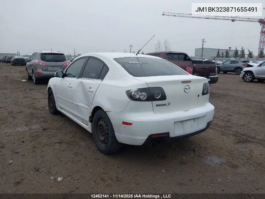 JM1BK323871655491 2007 Mazda Mazda3 Gt
