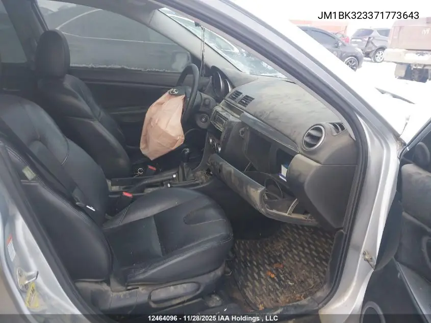 JM1BK323371773643 2007 Mazda 3 S