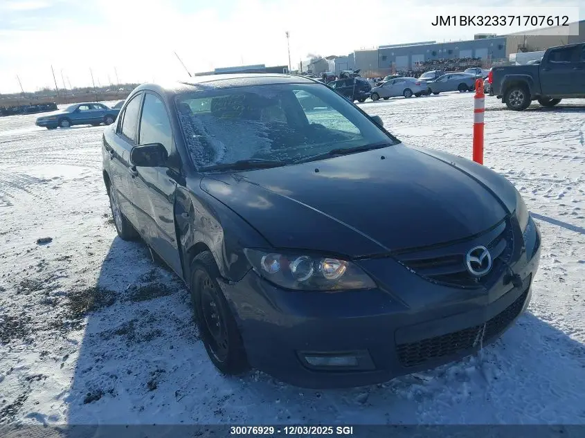 JM1BK323371707612 2007 Mazda 3 S