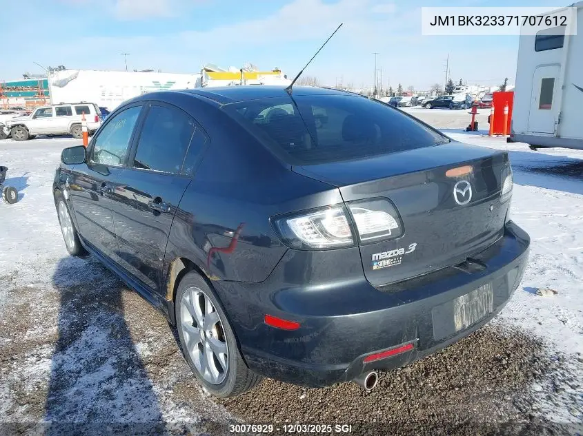 JM1BK323371707612 2007 Mazda 3 S