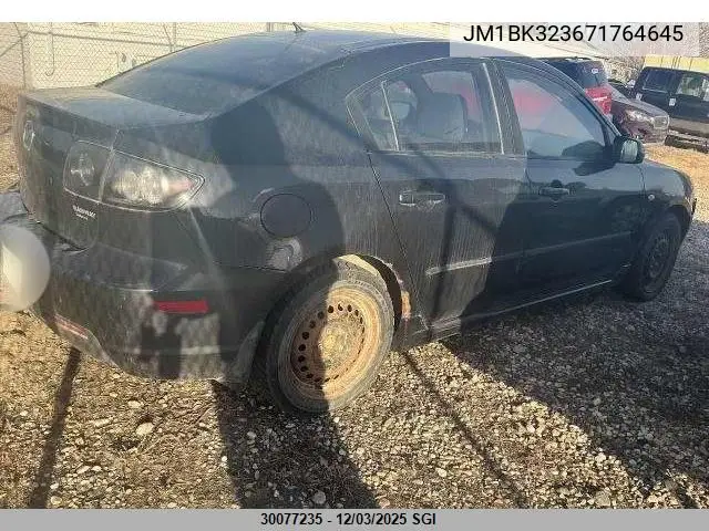 JM1BK323671764645 2007 Mazda 3 S