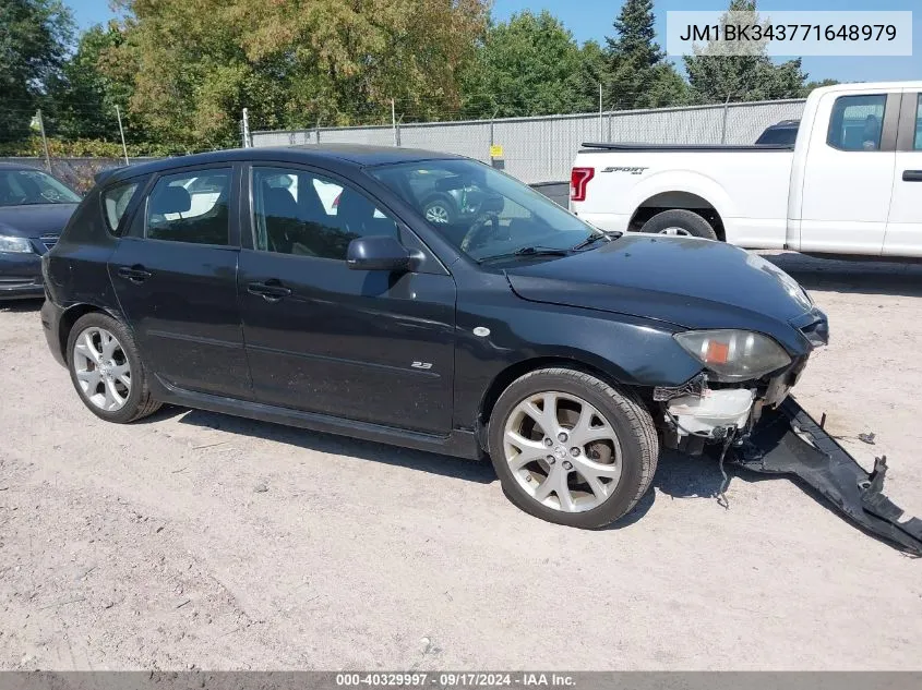 JM1BK343771648979 2007 Mazda Mazda3 S Touring