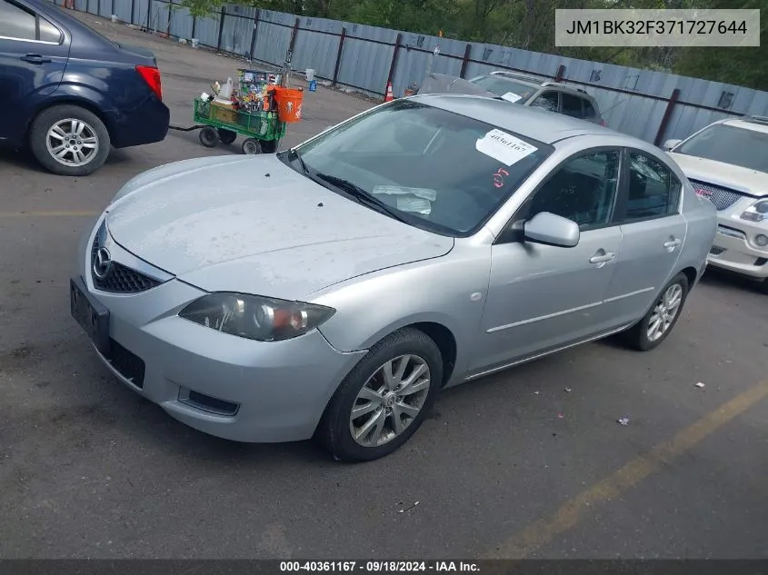 JM1BK32F371727644 2007 Mazda Mazda3 I