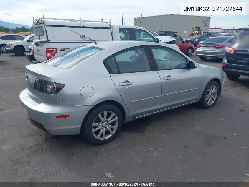 JM1BK32F371727644 2007 Mazda Mazda3 I