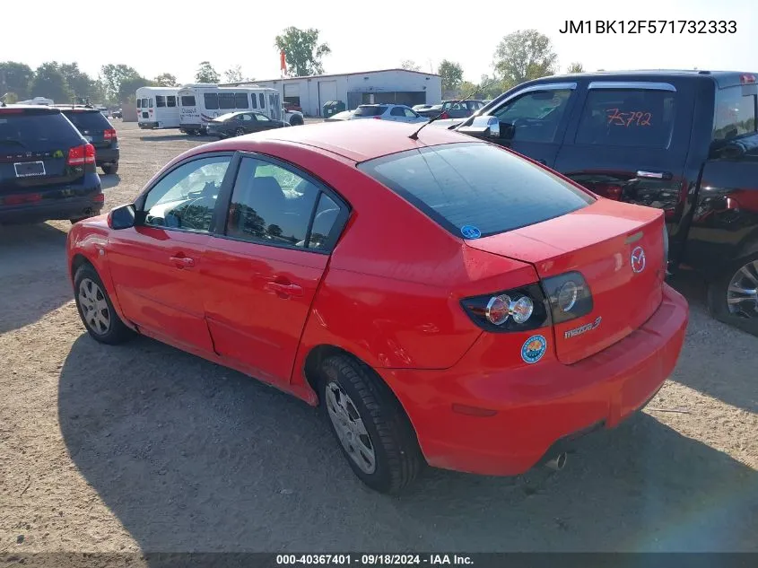 JM1BK12F571732333 2007 Mazda 3 I