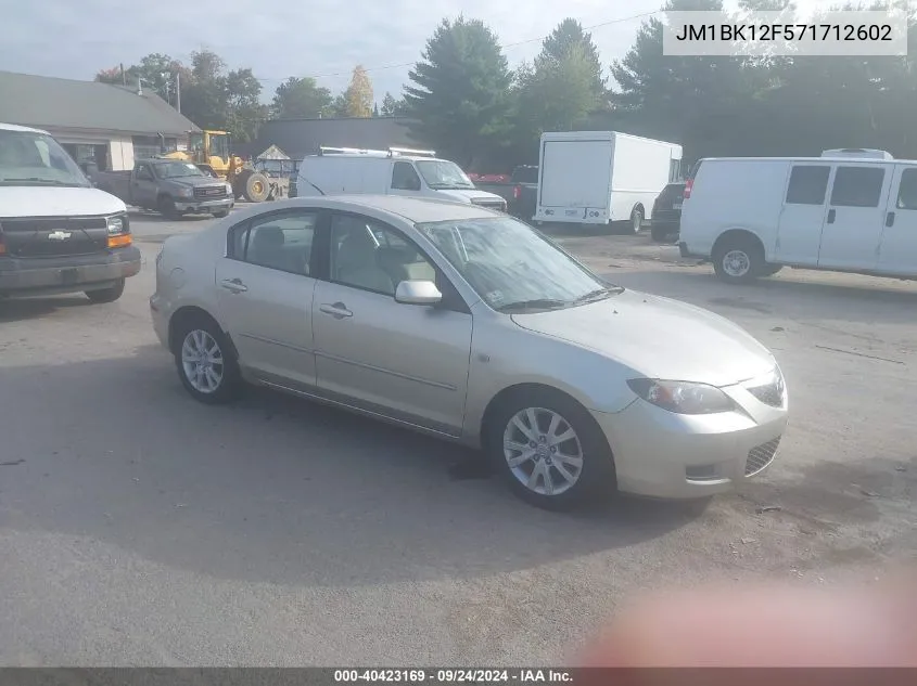 JM1BK12F571712602 2007 Mazda Mazda3 I