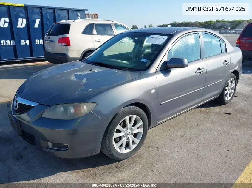 JM1BK32F571674025 2007 Mazda Mazda3 I