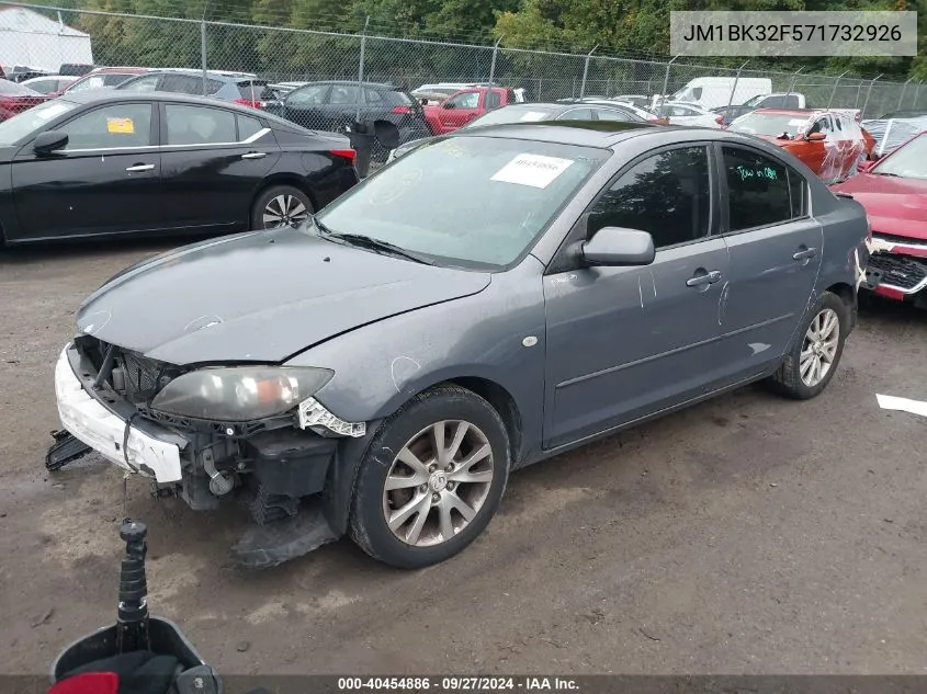 JM1BK32F571732926 2007 Mazda Mazda3 I