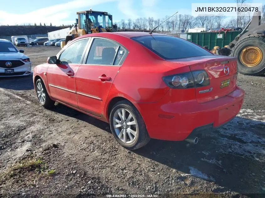 JM1BK32G271620478 2007 Mazda Mazda3 I