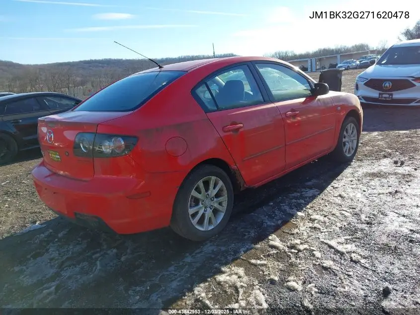 JM1BK32G271620478 2007 Mazda Mazda3 I
