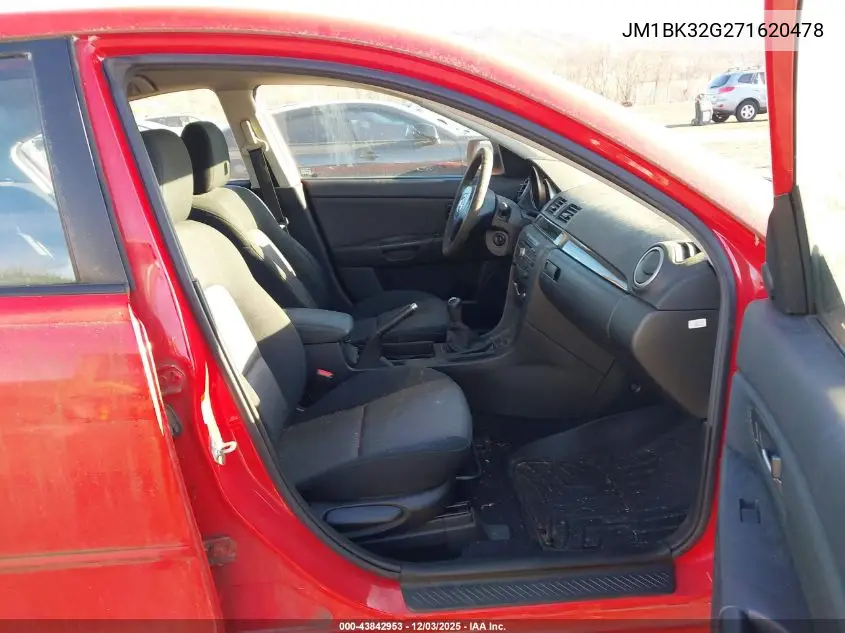 JM1BK32G271620478 2007 Mazda Mazda3 I
