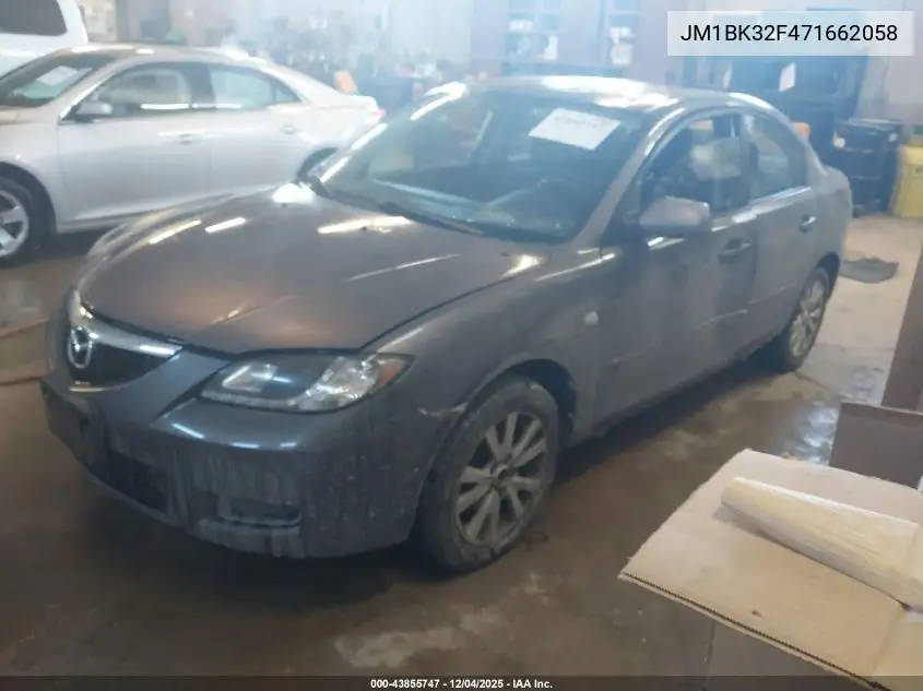 JM1BK32F471662058 2007 Mazda Mazda3 I