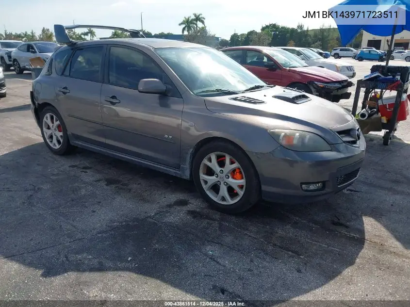 JM1BK143971723511 2007 Mazda Mazda3 S Sport