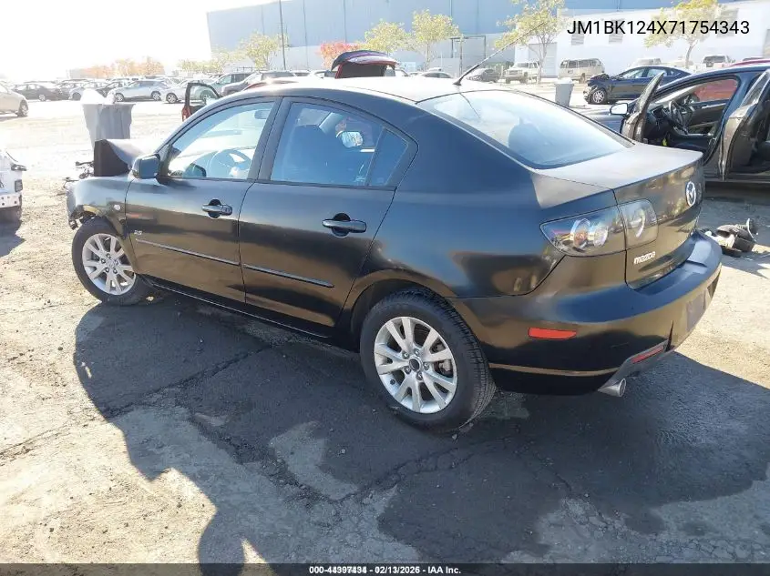 JM1BK124X71754343 2007 Mazda Mazda3 S Sport