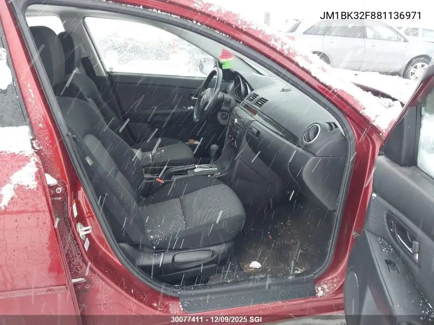 JM1BK32F881136971 2008 Mazda 3 I