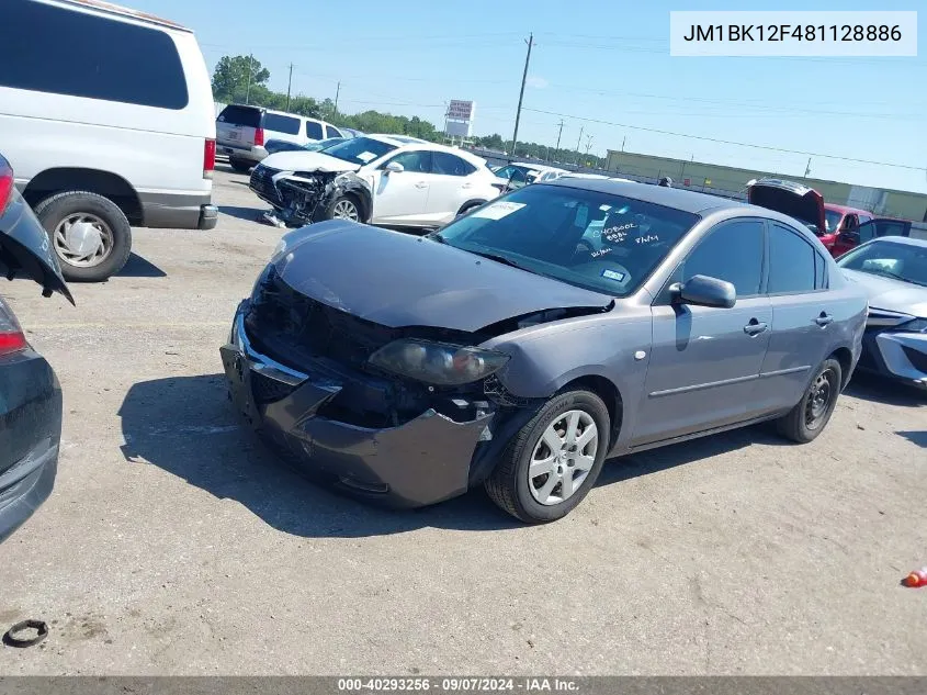 JM1BK12F481128886 2008 Mazda 3 I