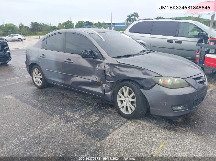 JM1BK324681848846 2008 Mazda Mazda3 S Sport