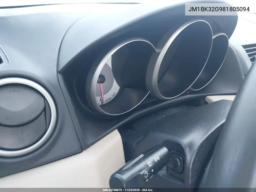JM1BK32G981805094 2008 Mazda Mazda3 I